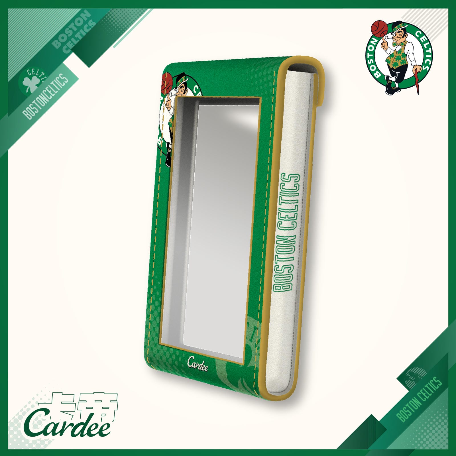 Cardee NBA Team Theme Graded Card Protective Leather Case