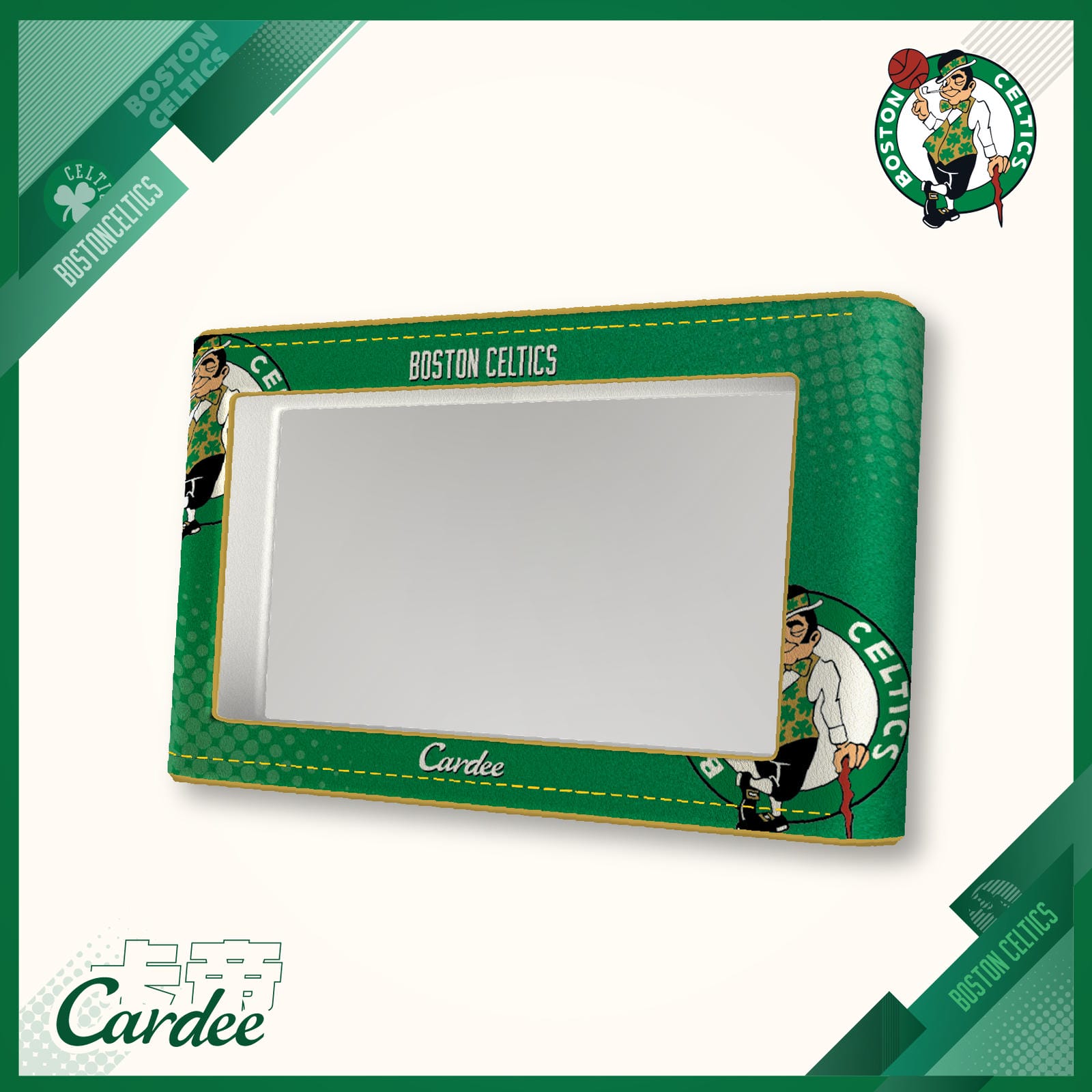 Cardee NBA Team Theme Graded Card Protective Leather Case