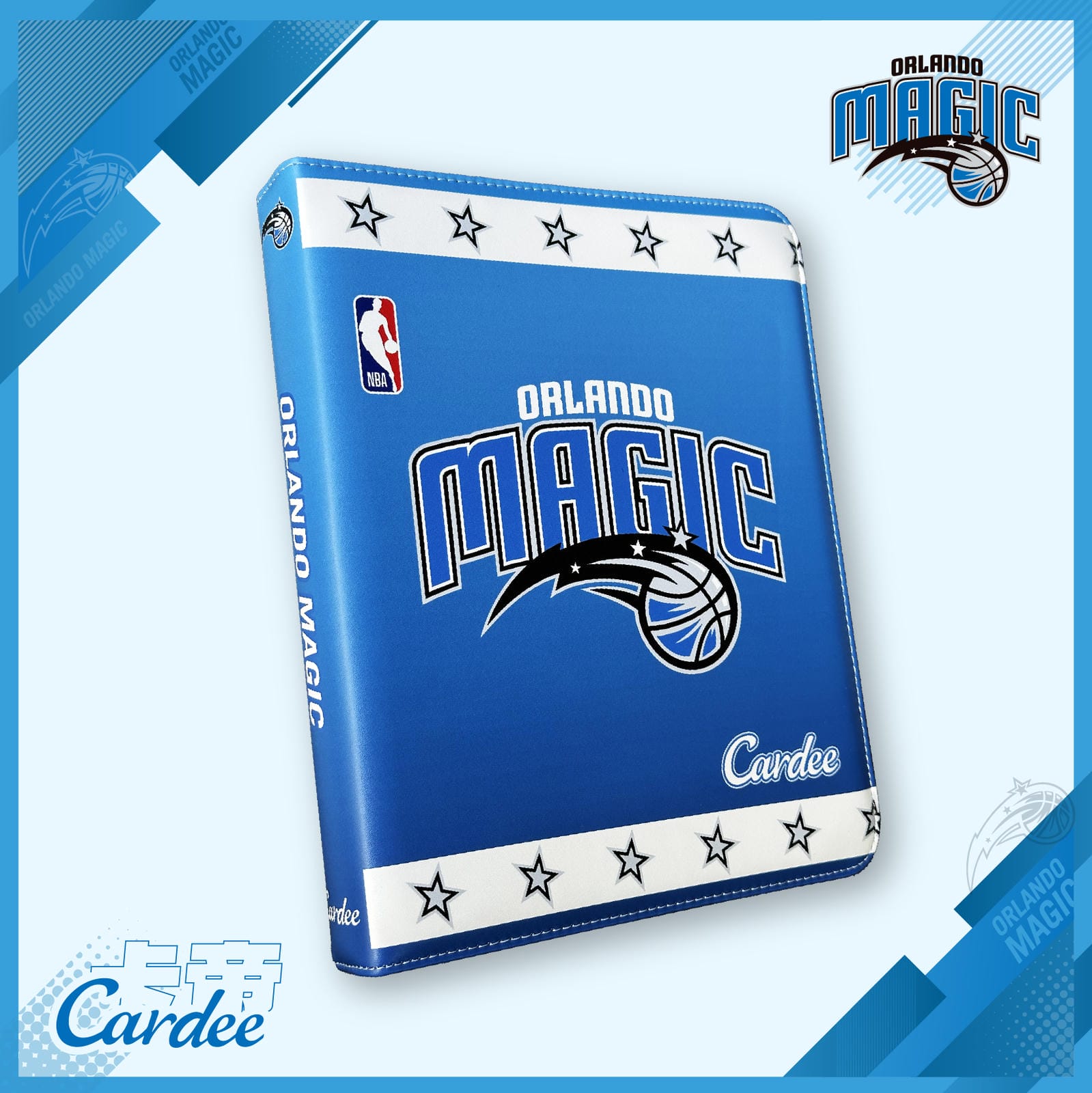Cardee NBA Team Theme Folios